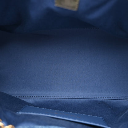 Chanel Washed Denim Quilted Small Chanel 25 Handbag Blue 5 of 11