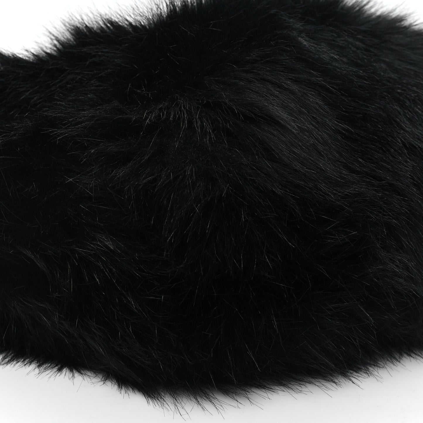 Faux Fur Large Bianca Hobo Black