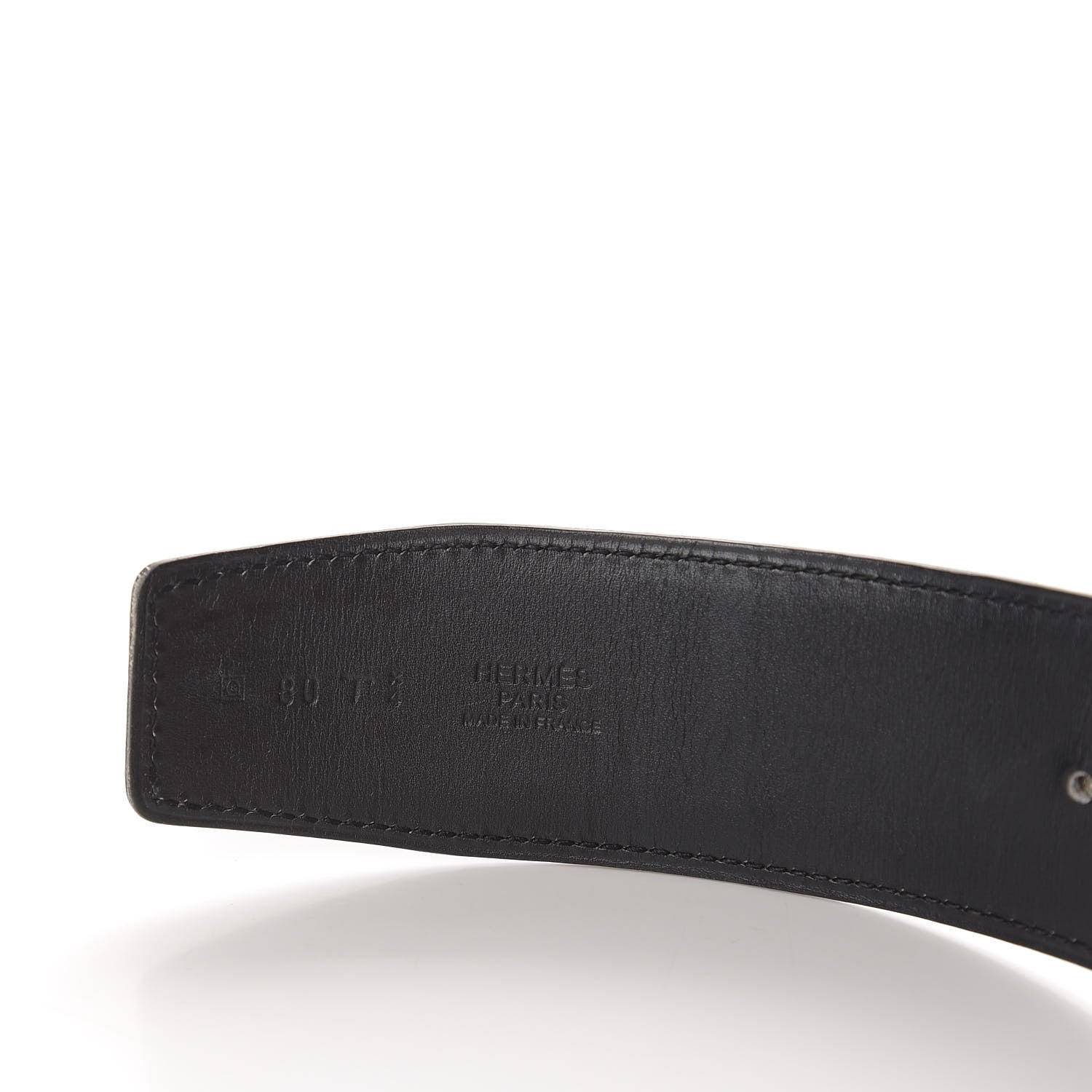 Hermes Epsom Swift 42mm Constance 2 H Belt 80 Etain Black 2 of 6