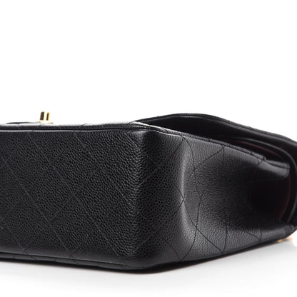 Chanel Caviar Quilted Jumbo Double Flap Black 7 of 11