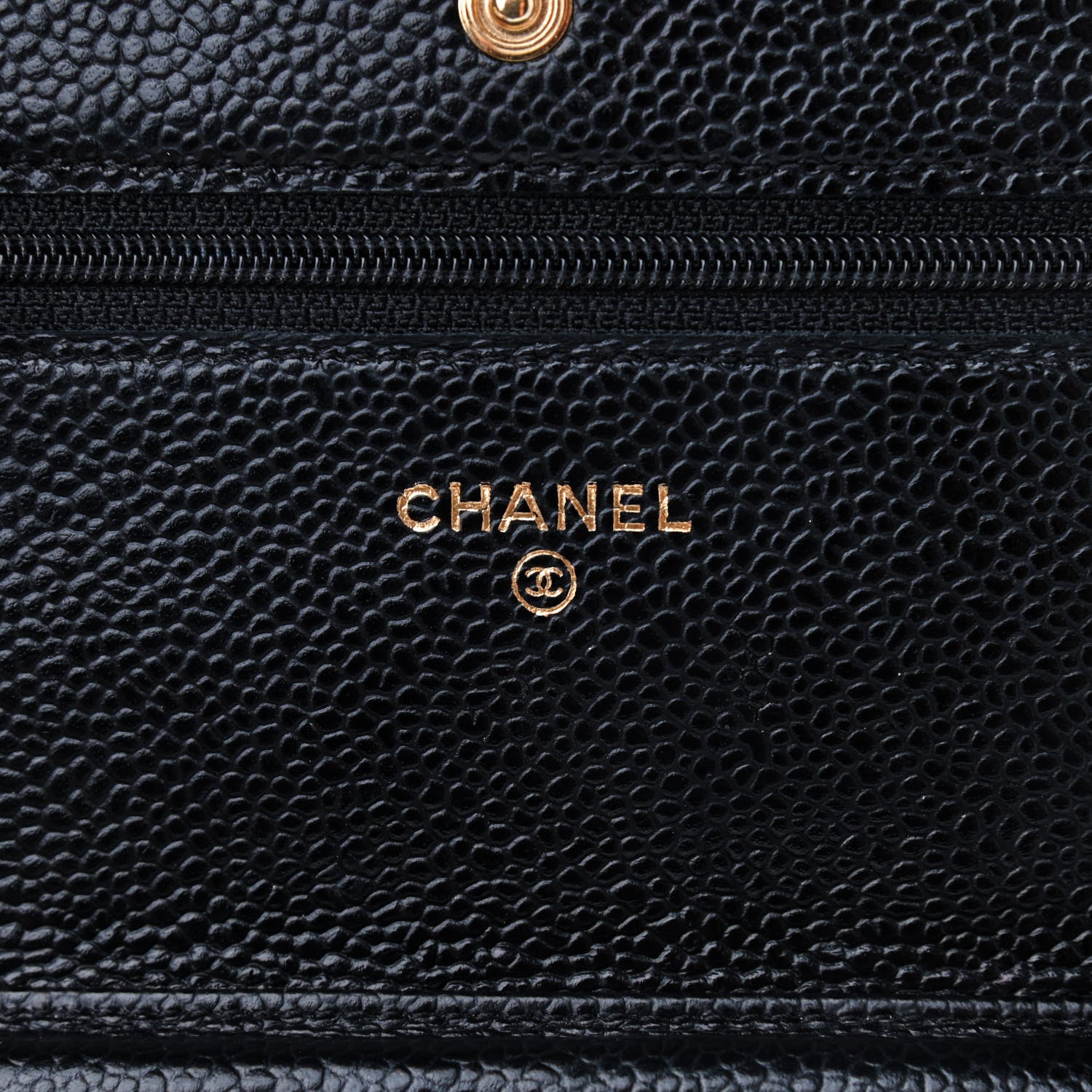 Chanel Caviar Quilted Wallet On Chain WOC Black 6 of 10