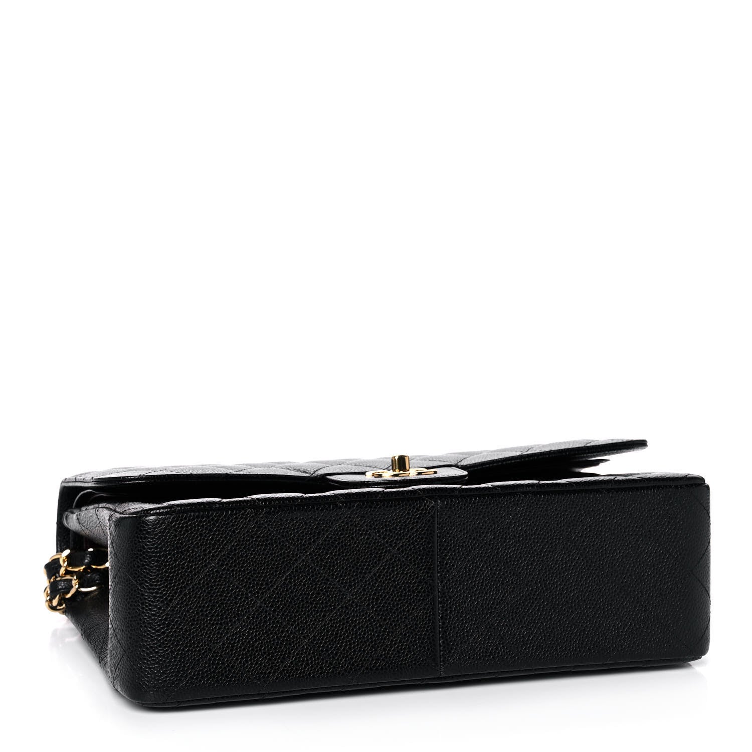 Chanel Caviar Quilted Jumbo Double Flap Black 3 of 13