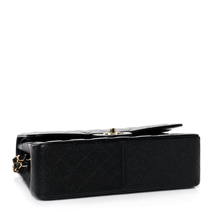 Chanel Caviar Quilted Jumbo Double Flap Black 3 of 13