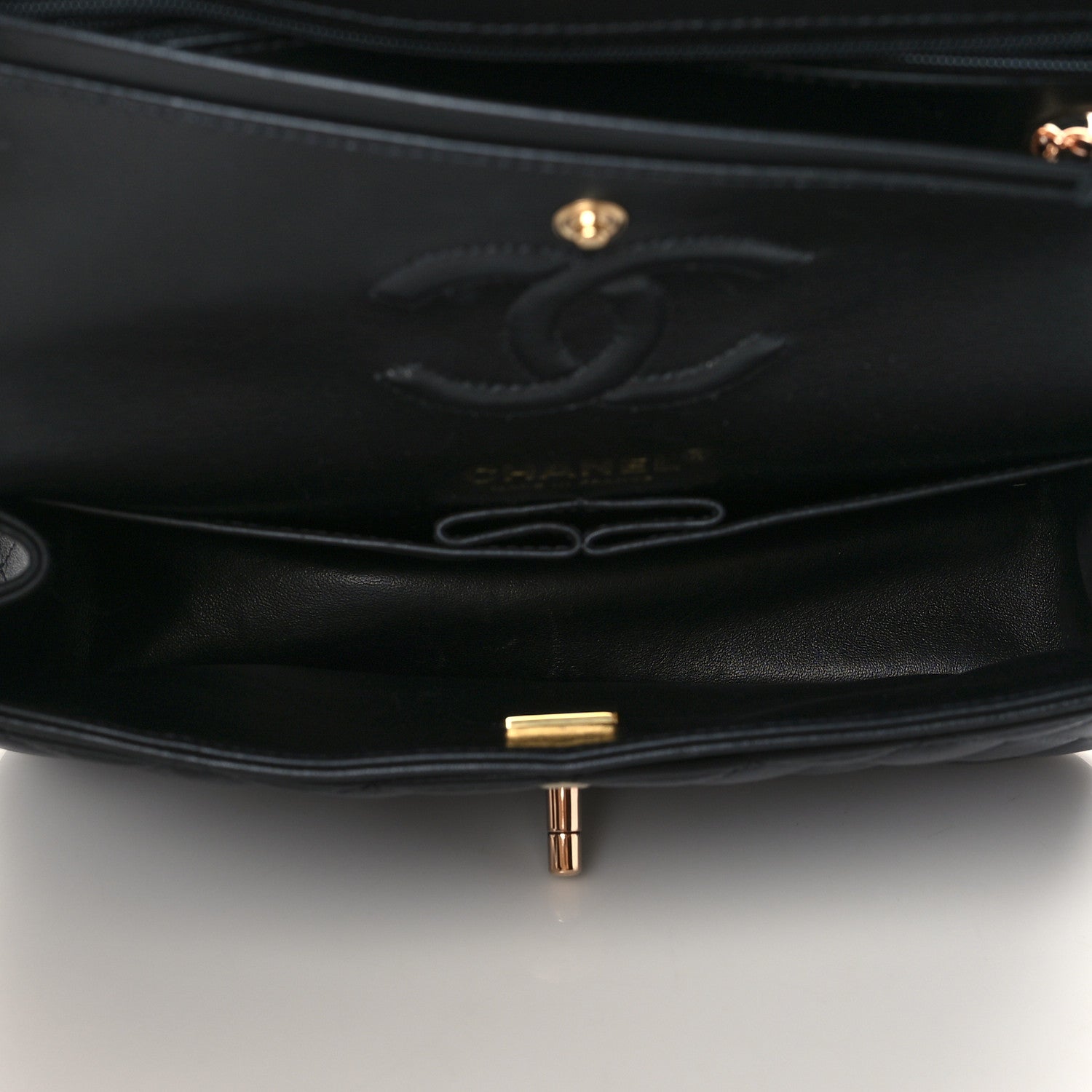 Chanel Lambskin Quilted Small Double Flap Black 5 of 11