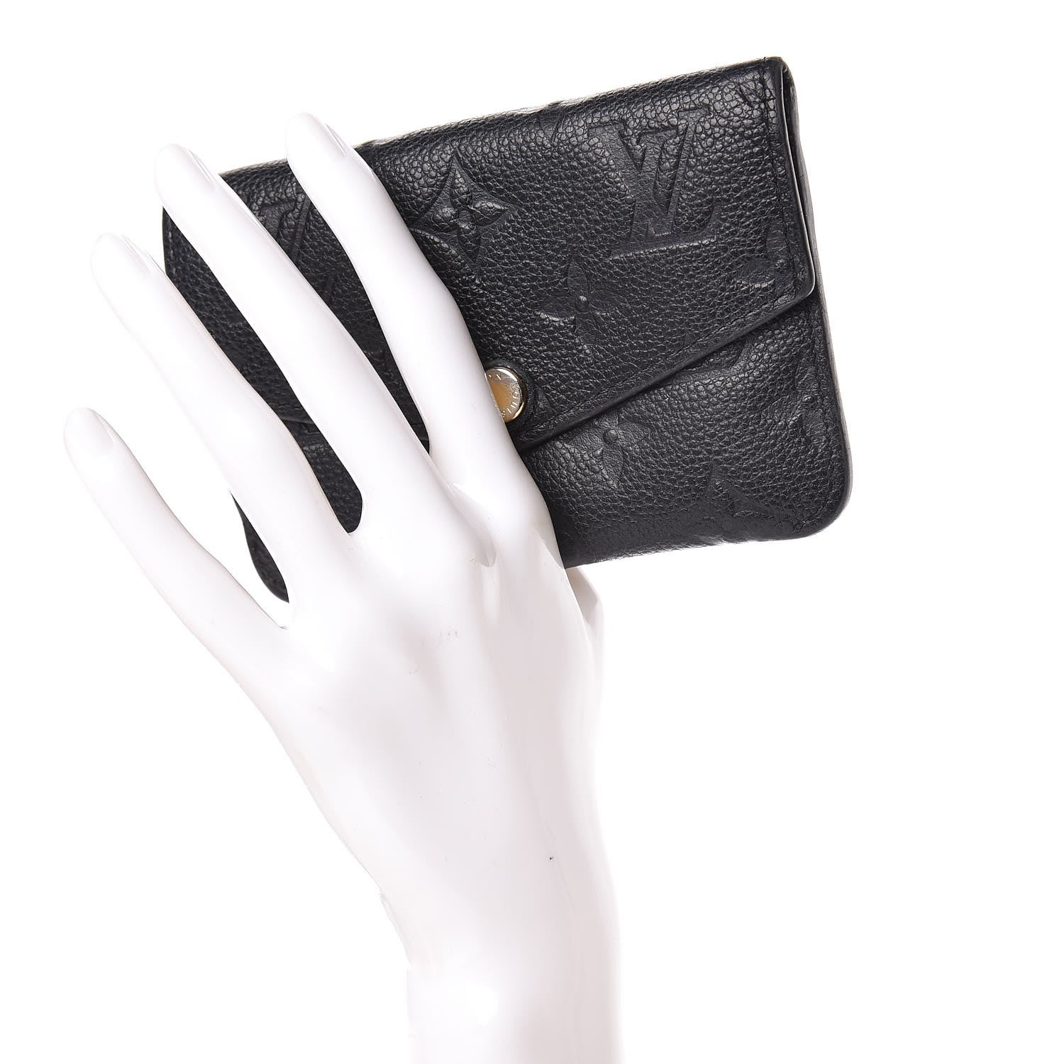 Louis Vuitton Empreinte Key Pouch Black 2 of 10