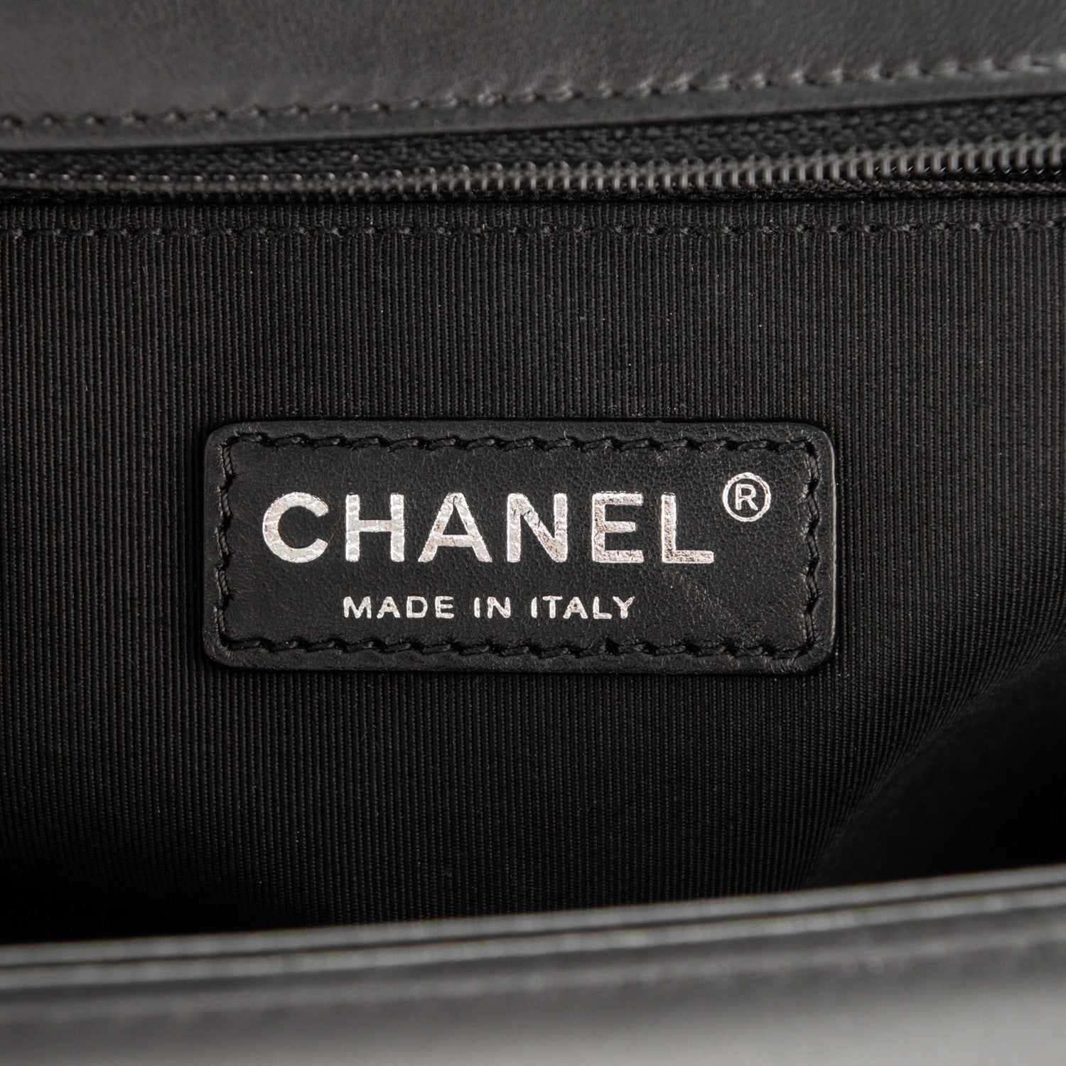 Chanel Lambskin Quilted Large Boy Flap Beige Black 7 of 11