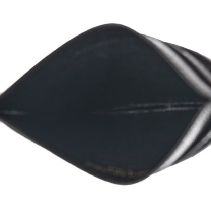 Saint Laurent Grain De Poudre Matelasse Chevron Monogram Credit Card Case Black 5 of 7