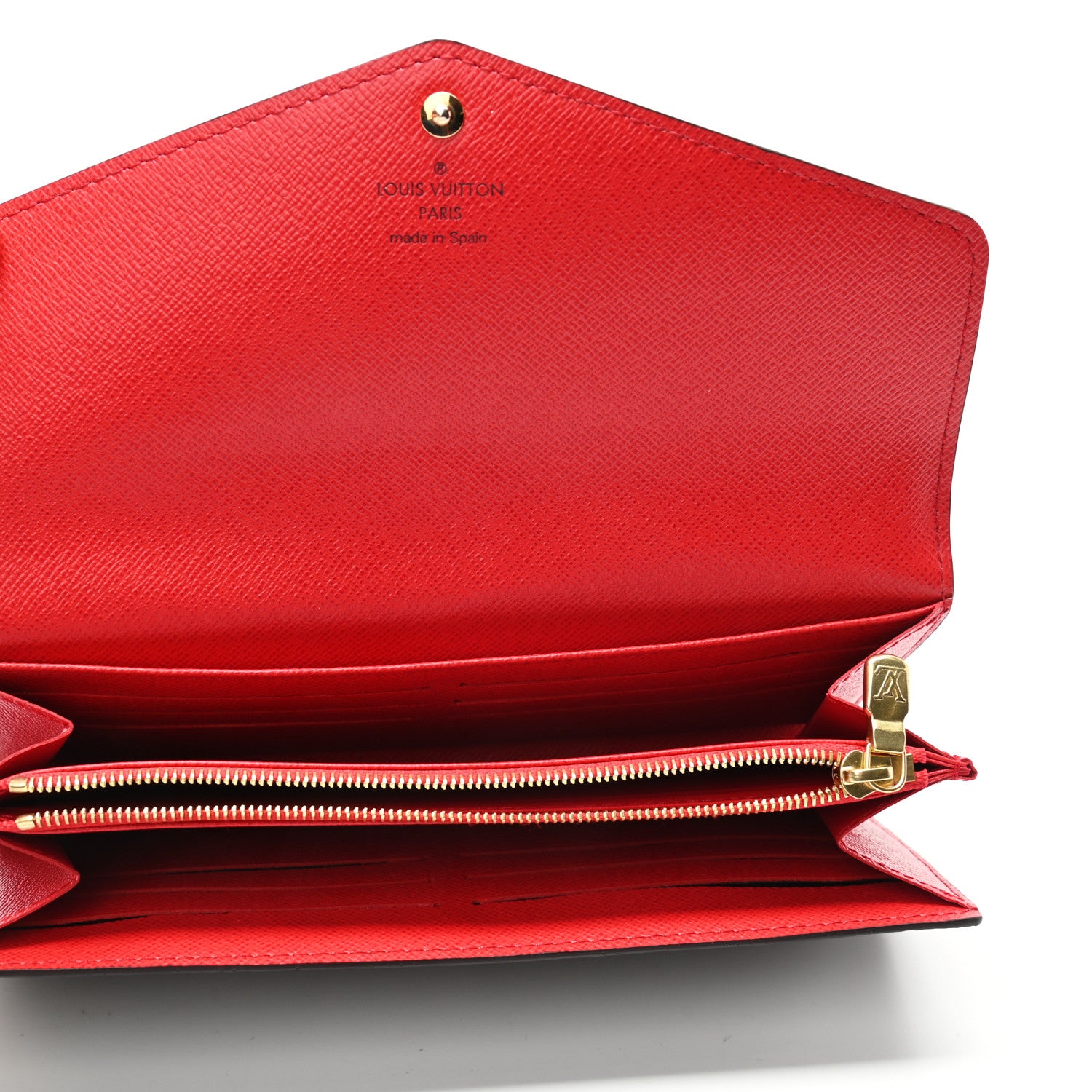Louis Vuitton Monogram Sarah Wallet NM Coquelicot 5 of 7