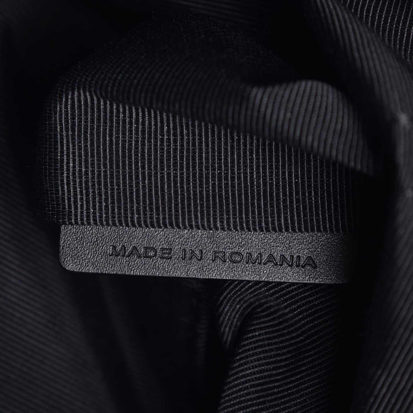 Technical Nylon Large Rucksack Backpack Black