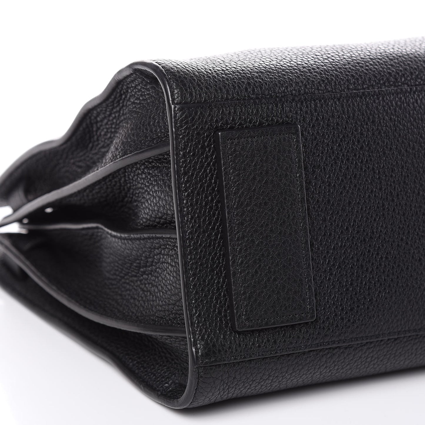 Grained Calfskin Small Supple Sac De Jour Black