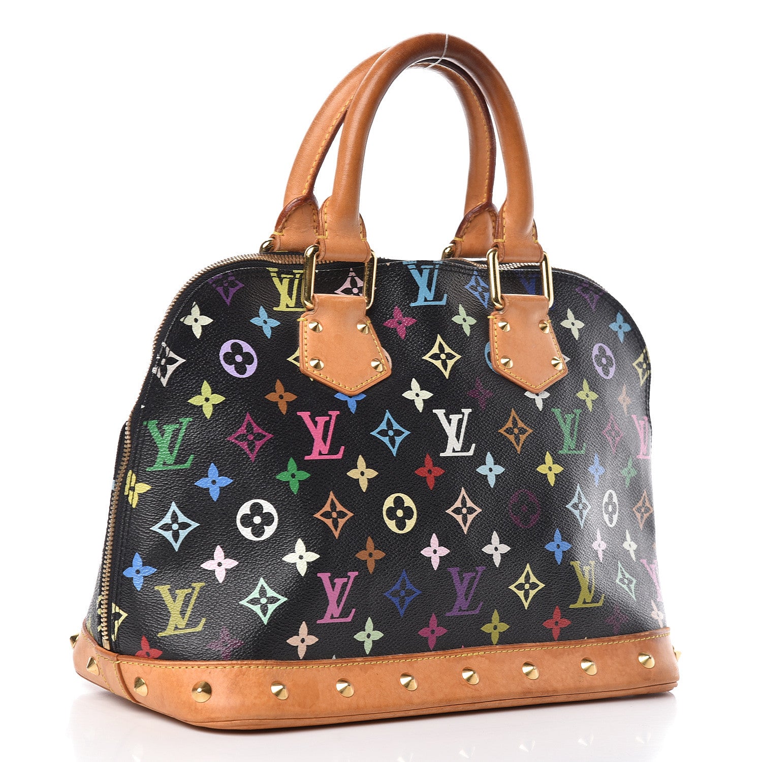 Louis Vuitton Monogram Multicolor Alma Black 2 of 20