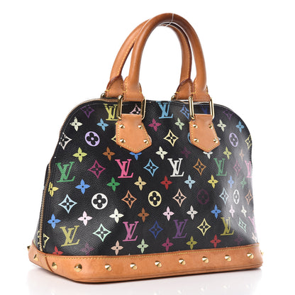 Louis Vuitton Monogram Multicolor Alma Black 2 of 20