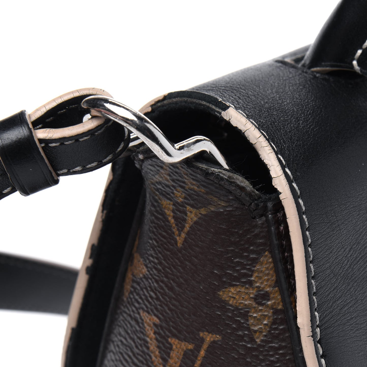 Calfskin Monogram Chain It Bag PM Black
