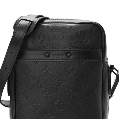 Louis Vuitton Calfskin Monogram Shadow Danube PM Black 8 of 11