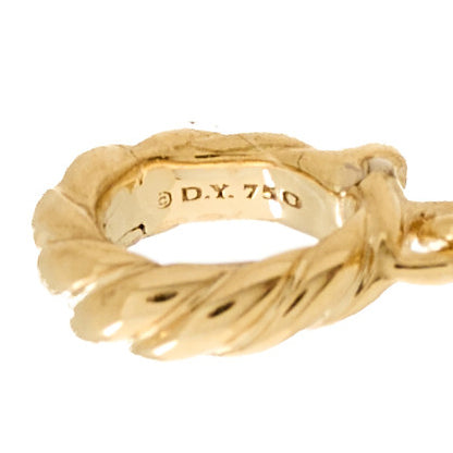 David Yurman 18K Yellow Gold Diamond North Star Amulet Pendant 4 of 4