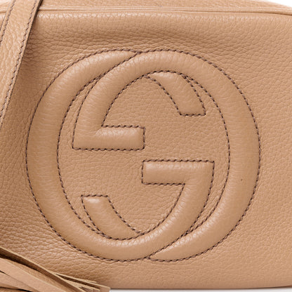 Gucci Pebbled Calfskin Small Soho Disco Bag Rose Beige 9 of 13