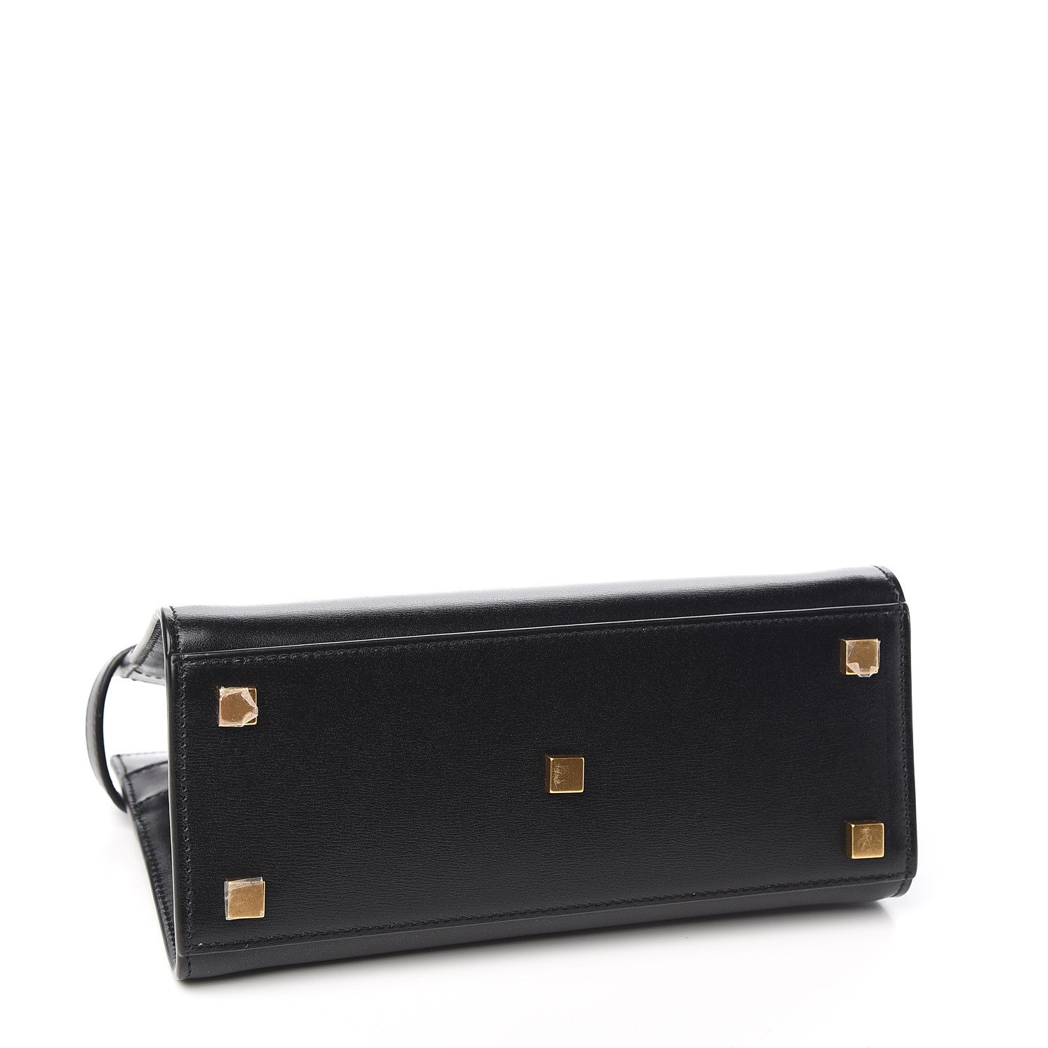 Saint Laurent Smooth Calfskin Manhattan Nano Shopper Tote Black 3 of 9