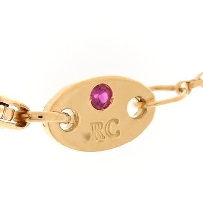 Roberto Coin 18K Yellow Gold Diamond Medium Venetian Princess Flower Pendant Necklace 5 of 6