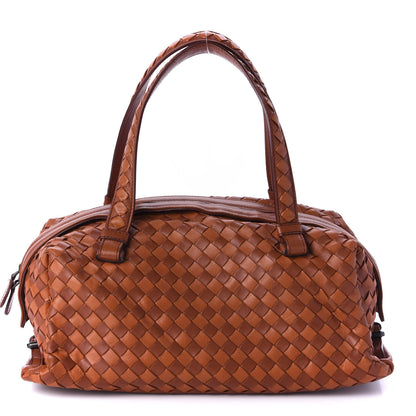 Bottega Veneta Goatskin Intrecciato Woven Top Handle Bag 1 of 11