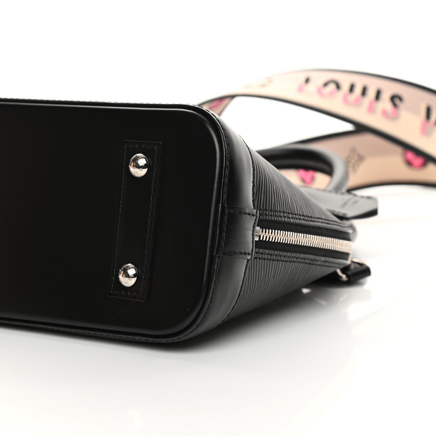 Louis Vuitton Epi Jacquard Alma BB Black 9 of 10
