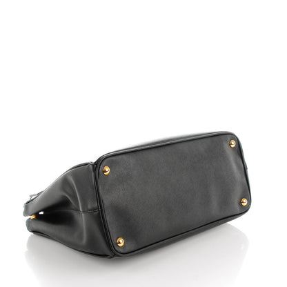 Prada Saffiano Medium Galleria Double Zip Tote Black 4 of 8