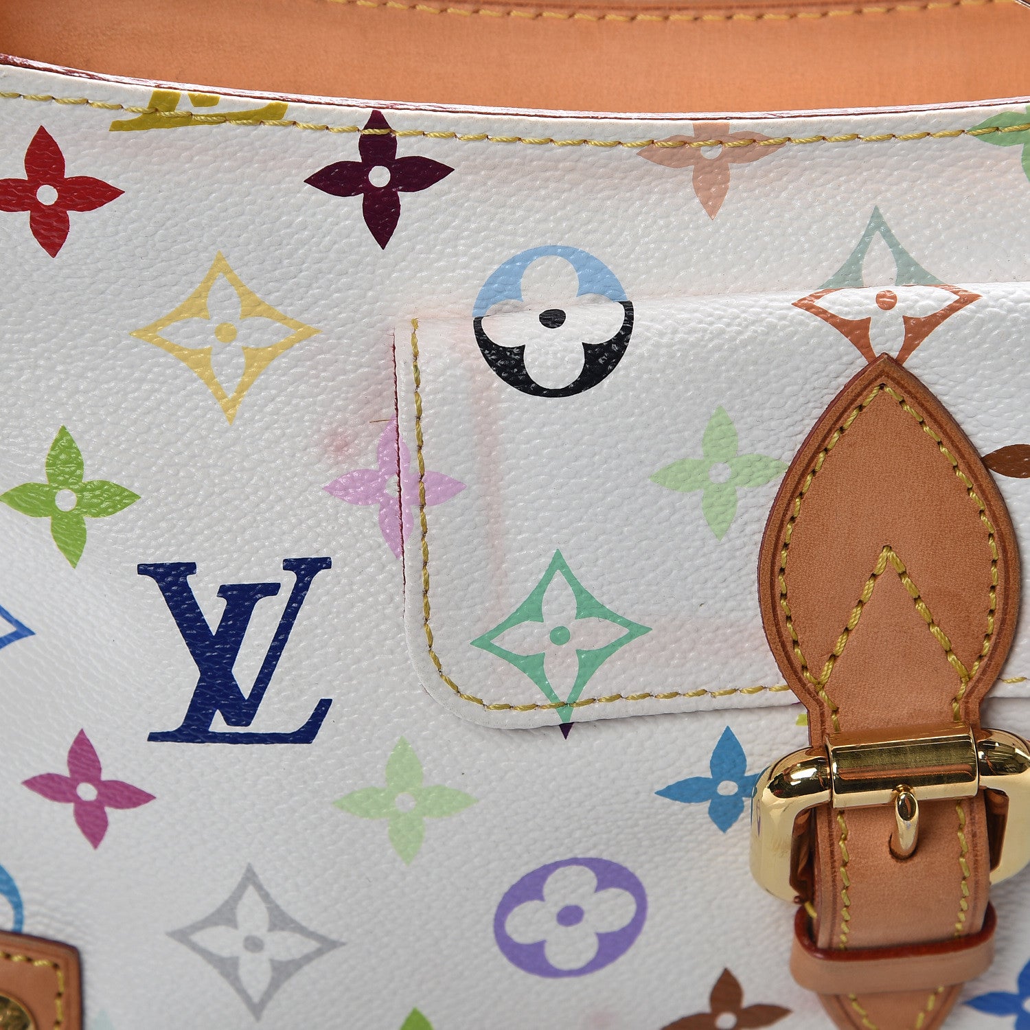 Louis Vuitton Monogram Multicolor Eliza White 14 of 16