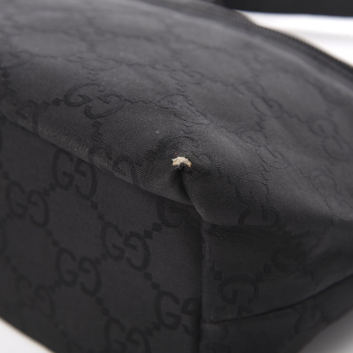 Nylon Monogram Small Hobo Black