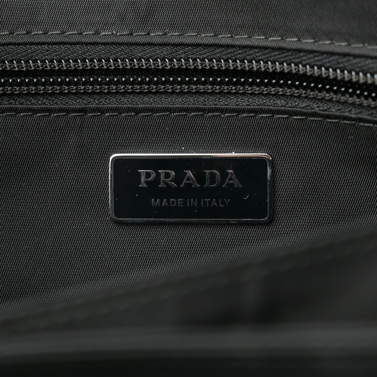Prada Re-Nylon Vitello Padded Large Flap Shoulder Bag Black 6 of 9