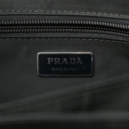 Prada Re-Nylon Vitello Padded Large Flap Shoulder Bag Black 6 of 9