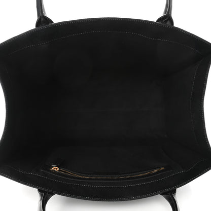 Versace Canvas Calfskin Large Medusa Pop Cabas Tote Black 4 of 4