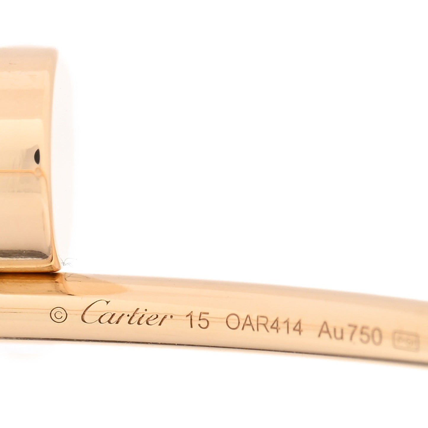 18K Yellow Gold Small Juste Un Clou Bracelet 15