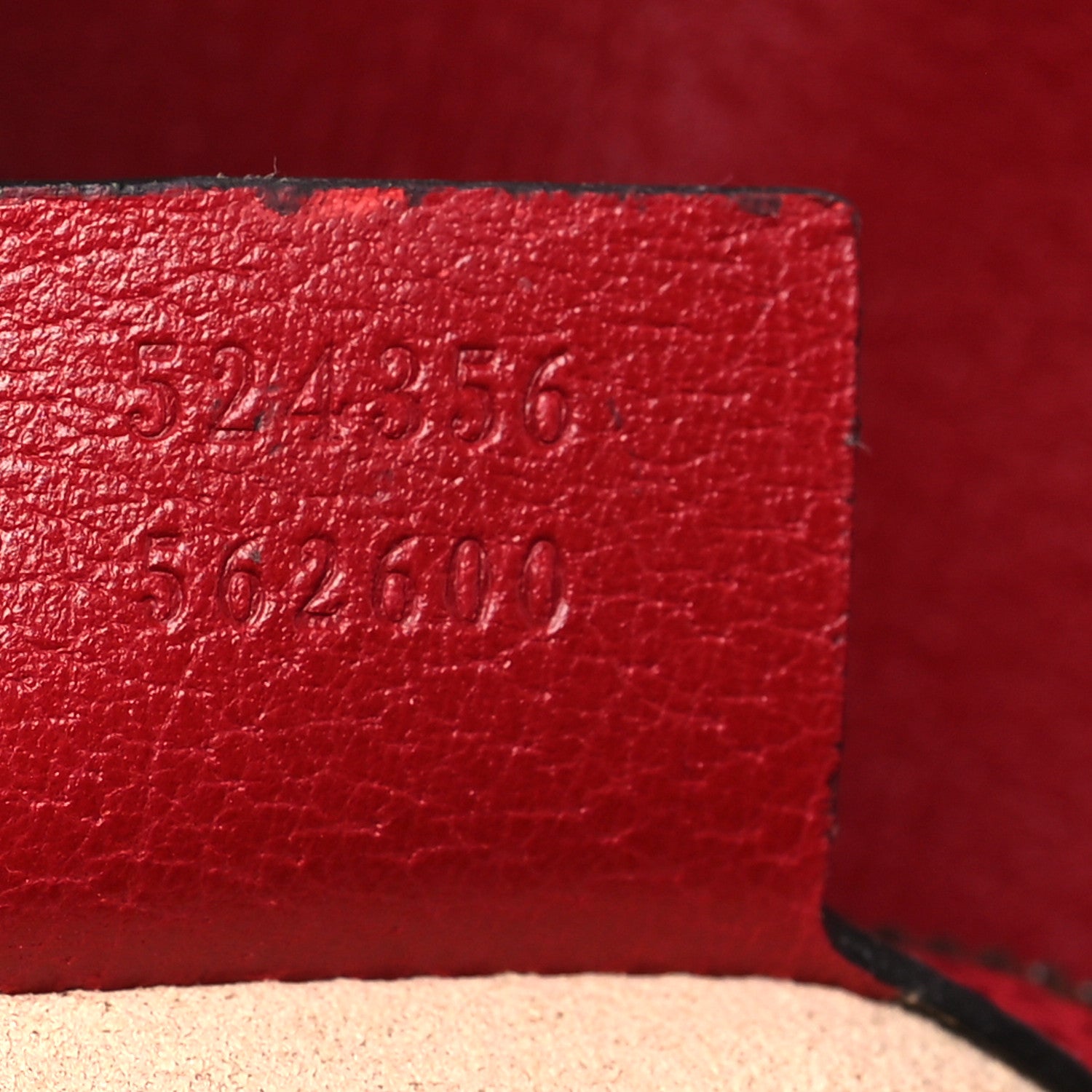 Gucci GG Supreme Monogram Medium Queen Margaret Shoulder Bag Red 7 of 10