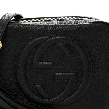 Gucci Pebbled Calfskin Soho Disco Bag Black 8 of 13