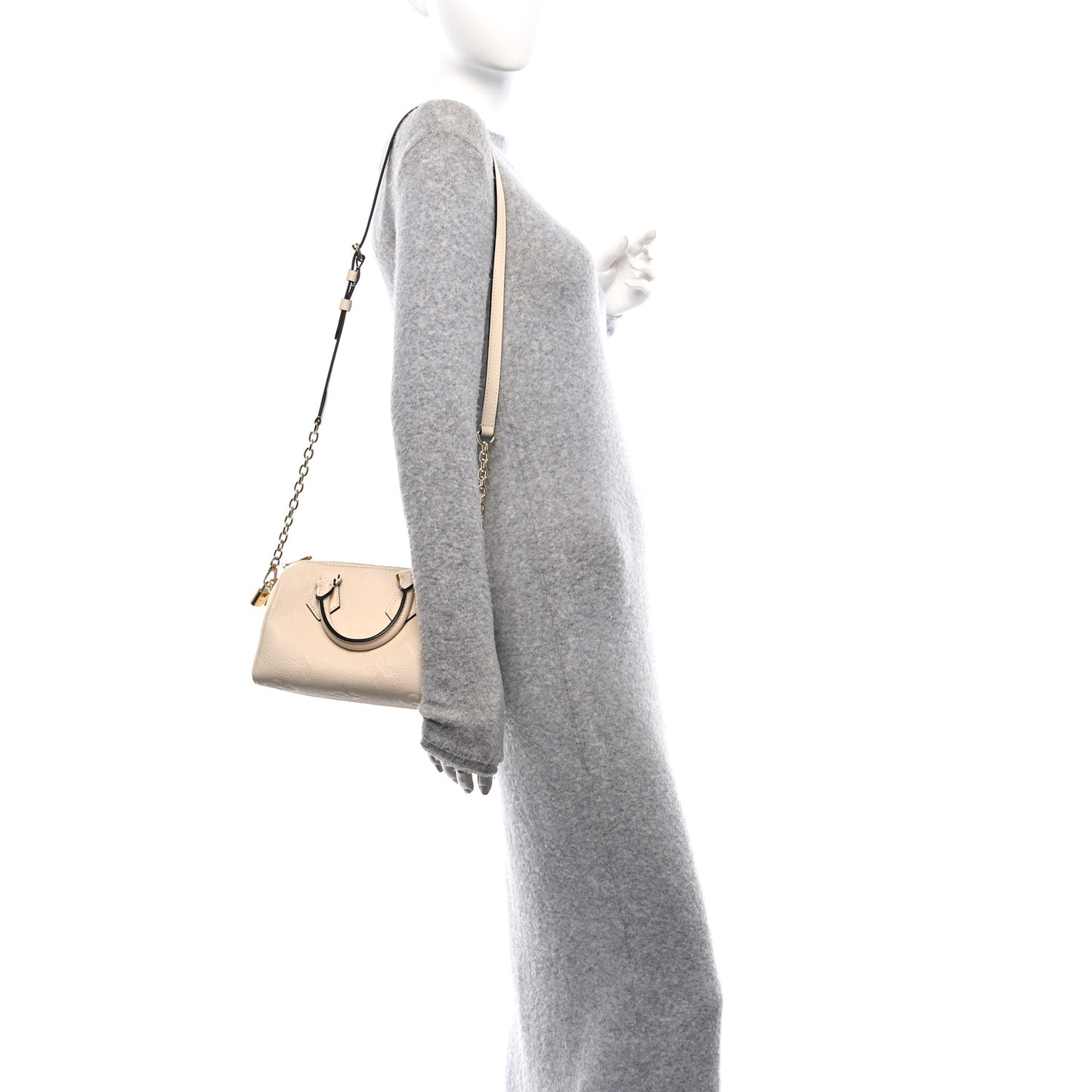 Empreinte Monogram Giant Speedy Bandouliere 20 Creme
