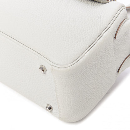 Hermes Taurillon Clemence Mini Lindy 20 Gris Perle 6 of 9