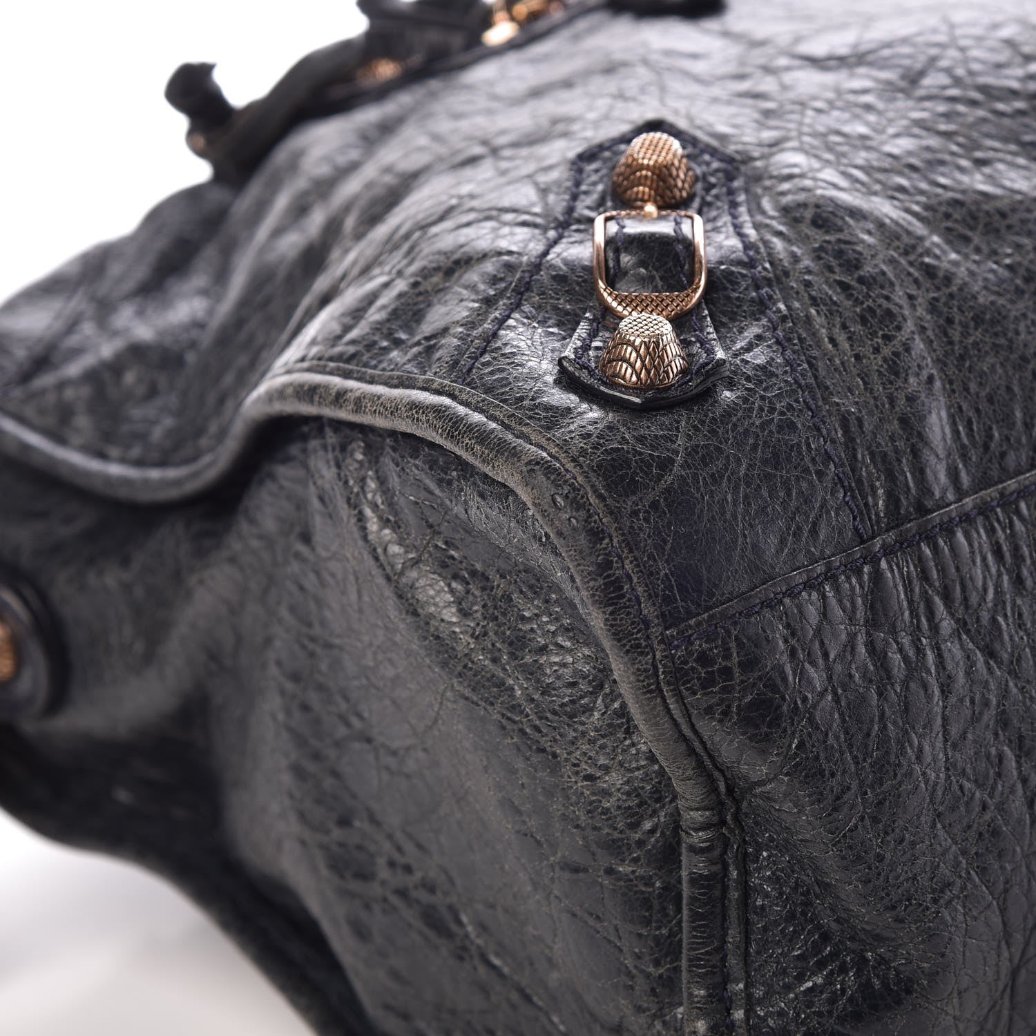 Balenciaga Agneau Giant 12 Rose Gold Hardware City Dark Night 10 of 16