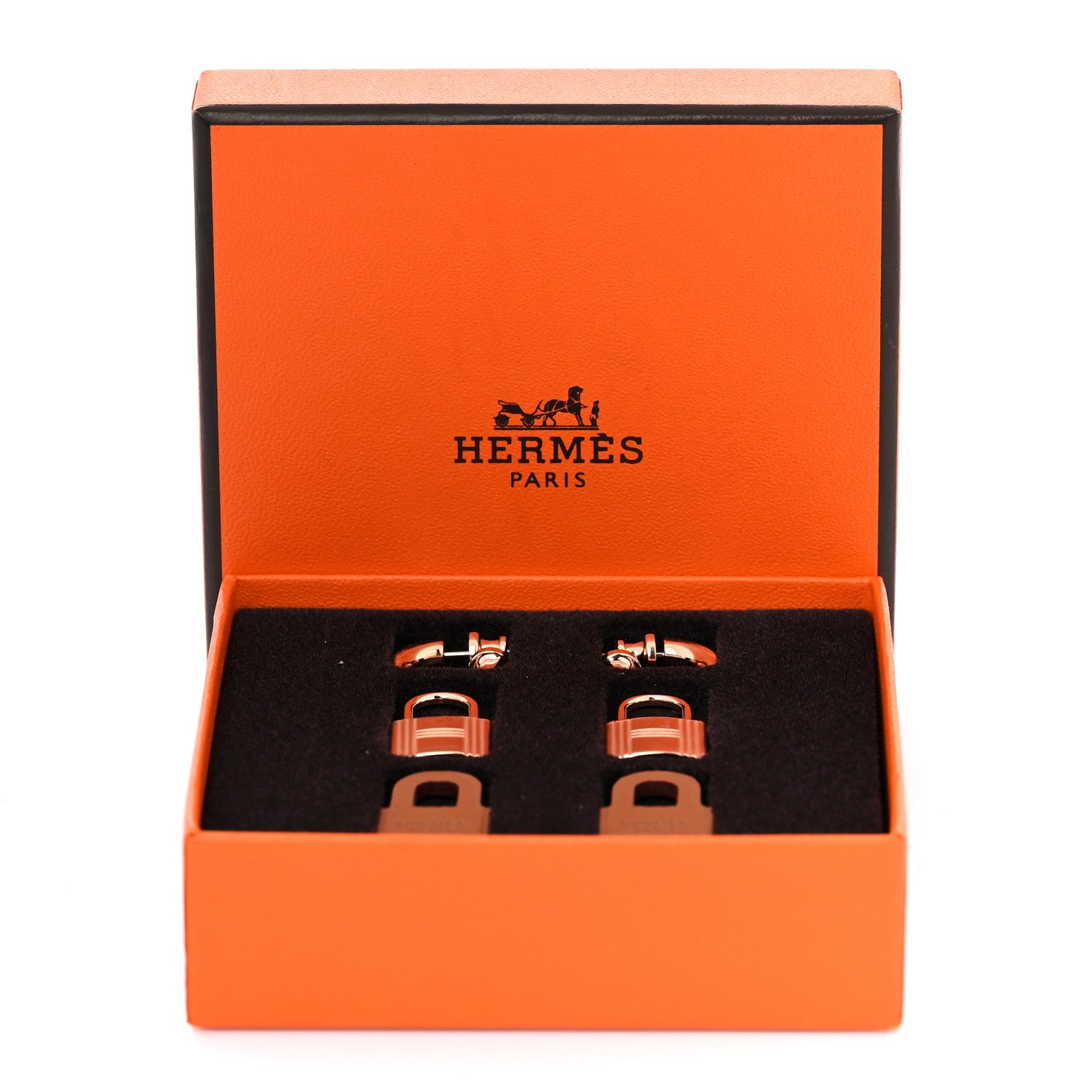 Hermes Swift O'Kelly Earrings Gold 7 of 7