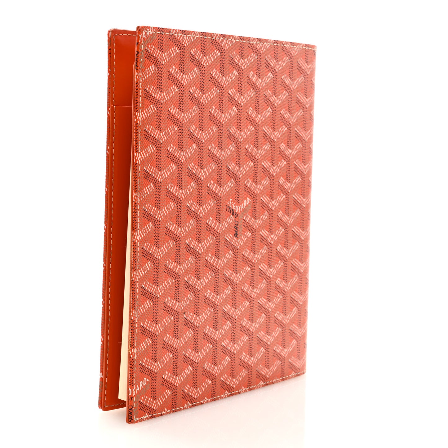 Goyardine Agenda Cover Orange