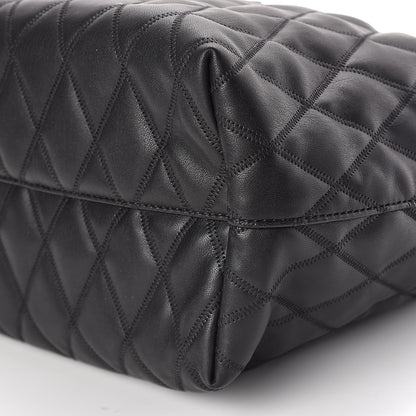 Givenchy Rubber Effect Canvas Quilted Duo Shopper Tote Black 10 of 15