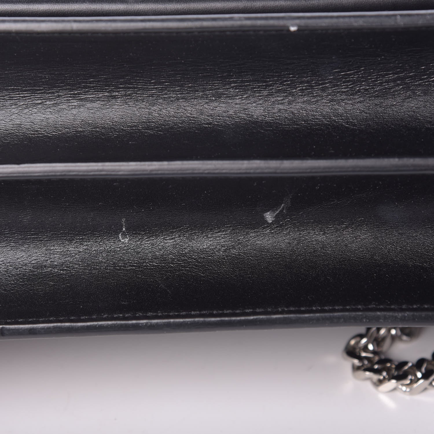 Saint Laurent Calfskin Medium Monogram Sunset Black 16 of 19