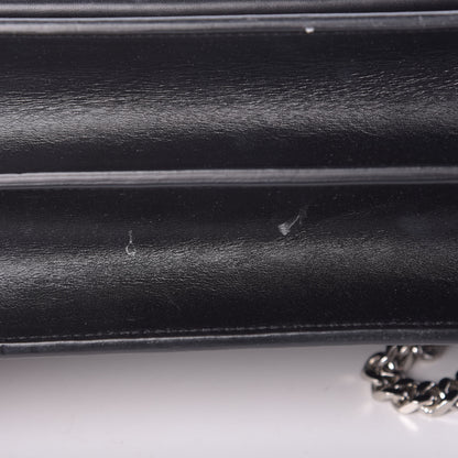 Saint Laurent Calfskin Medium Monogram Sunset Black 16 of 19