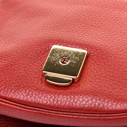 Mulberry Soft Small Grain Small Tessie Satchel Scarlet 11 of 13