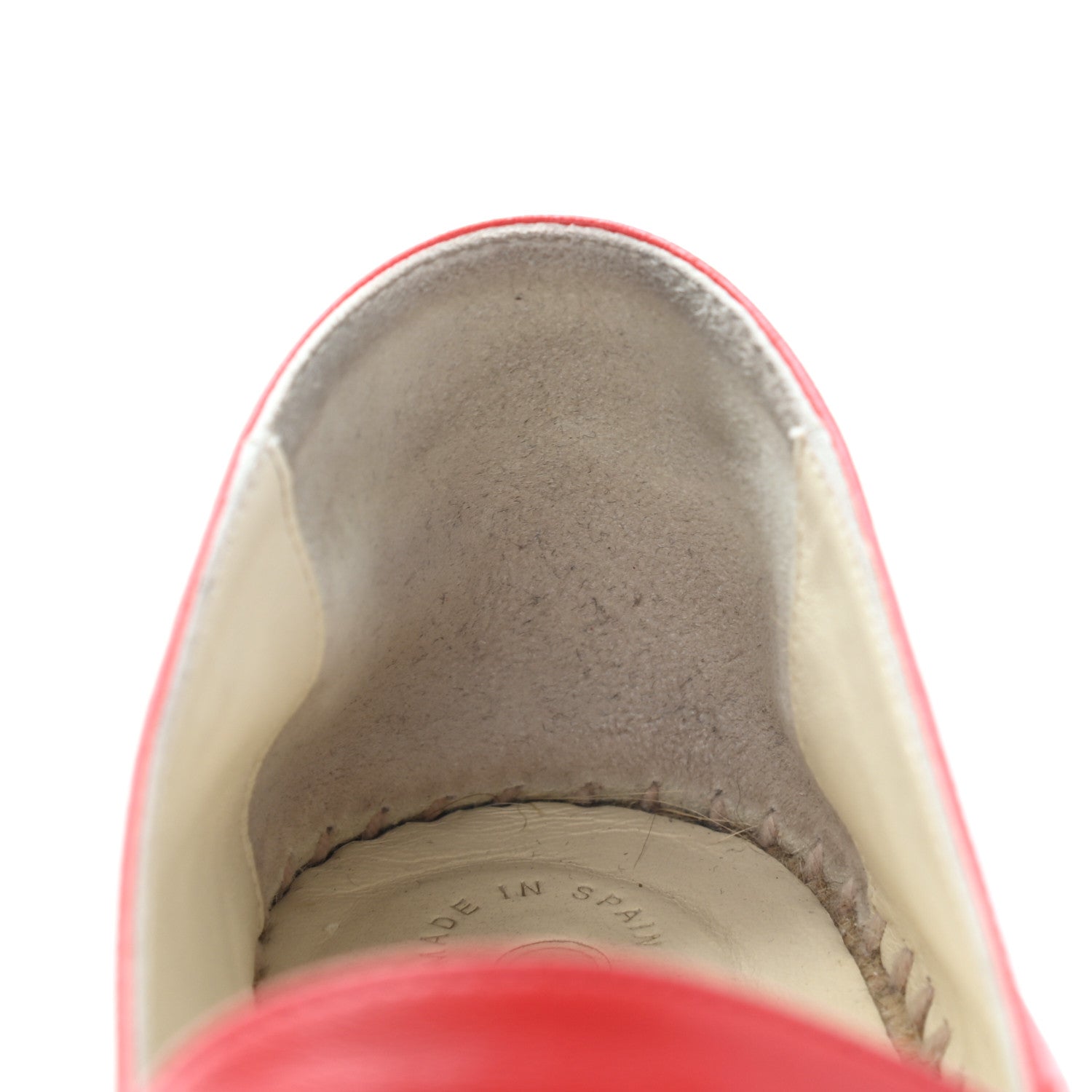 Chanel Lambskin CC Espadrilles 37 Red 14 of 18