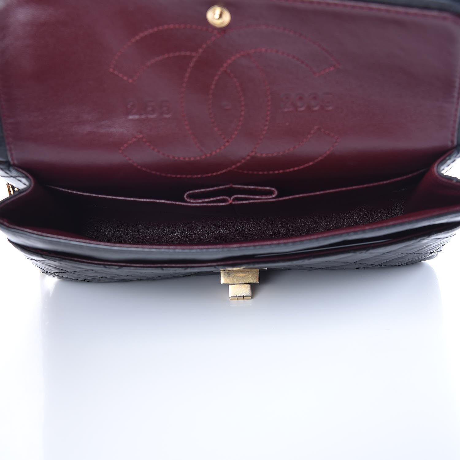Chanel Aged Calfskin 50th Anniversary 2.55 Reissue 225 Flap Black 5 of 11