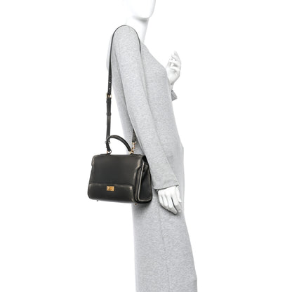 Balenciaga Calfskin Small Money Top Handle Handbag Brown 2 of 13