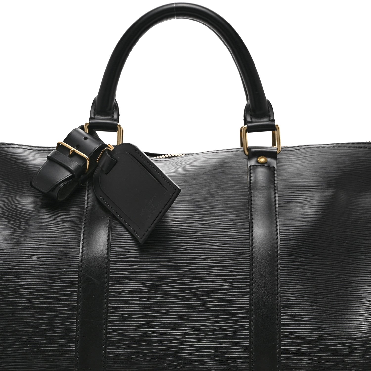 Louis Vuitton Epi Keepall 50 Black 7 of 9