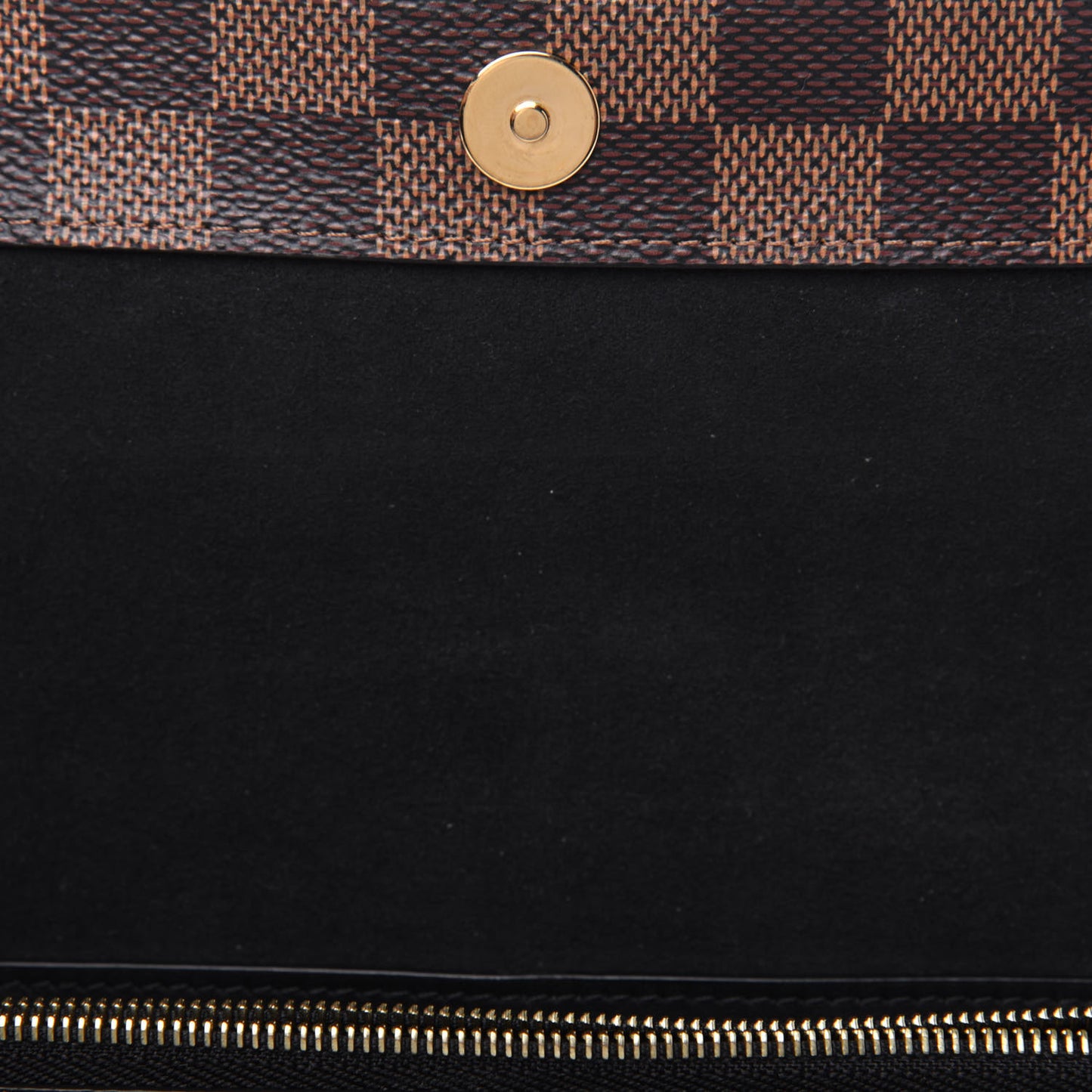 Damier Ebene Vavin Chain Wallet Black