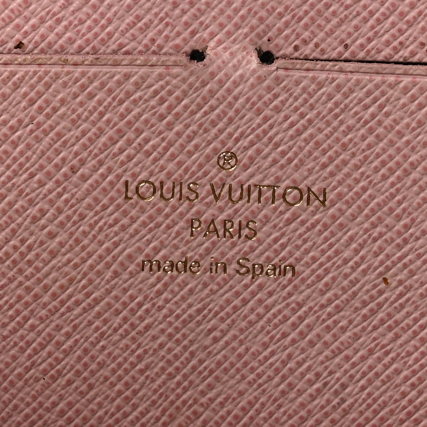 Monogram Clemence Wallet Rose Ballerine