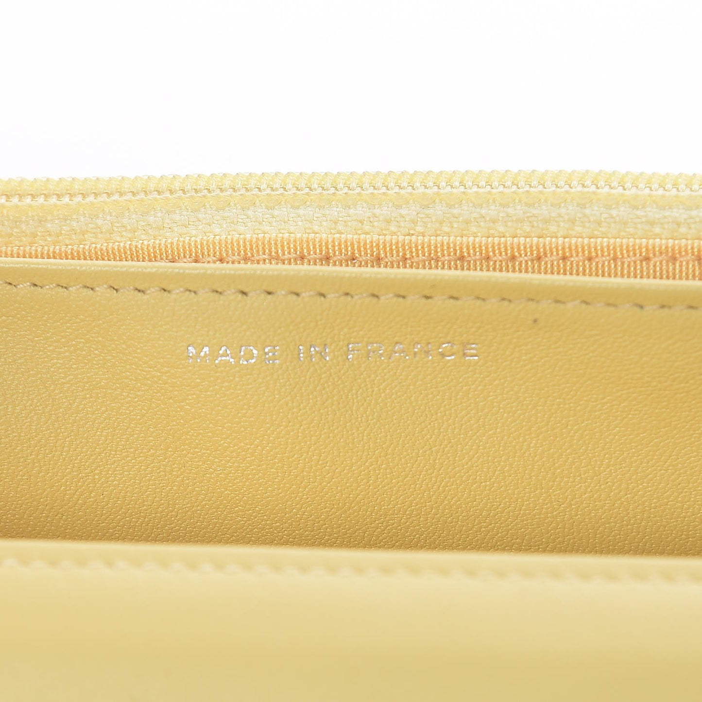 Patent CC Compact Wallet on Chain WOC Yellow