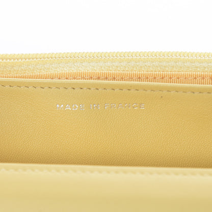 Chanel Patent CC Compact Wallet on Chain WOC Yellow 7 of 16